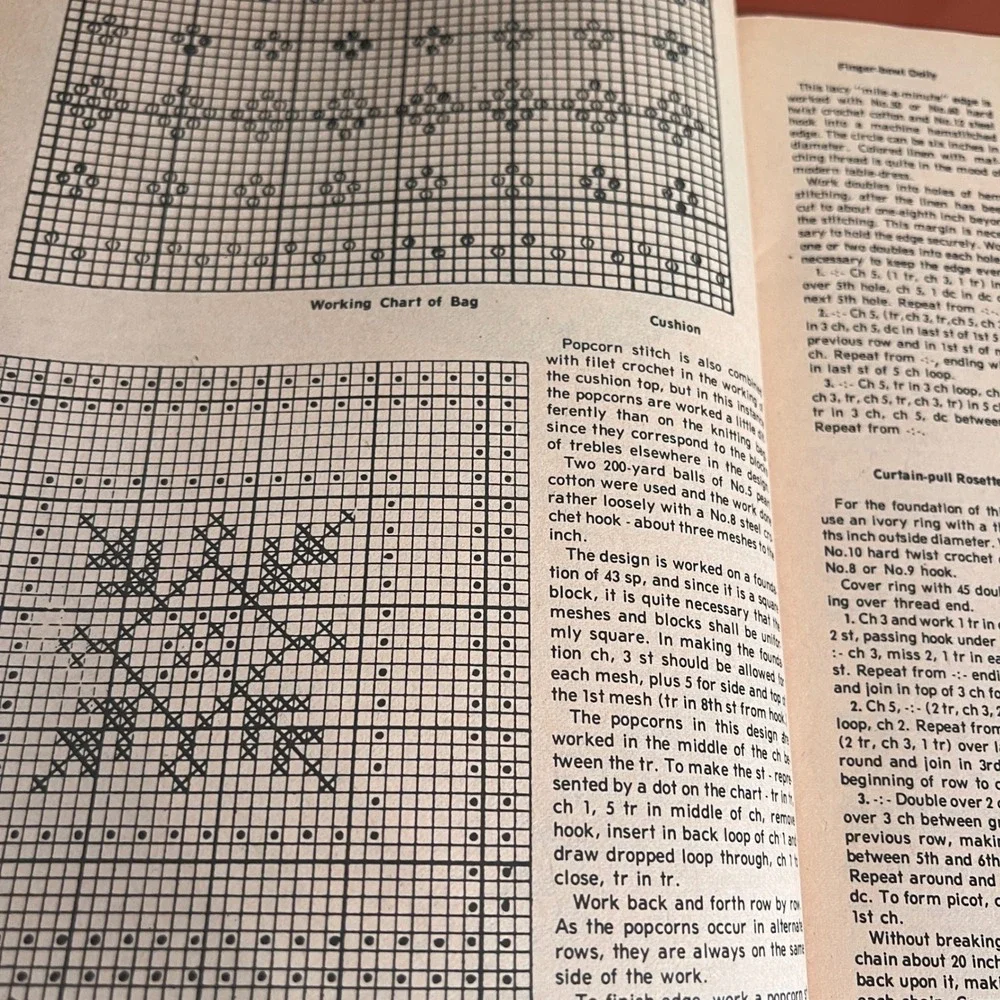 Olde Time Needlework Patterns Magazine July 1975 Vintage Crochet Knitting